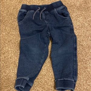 Denim look sweatpant